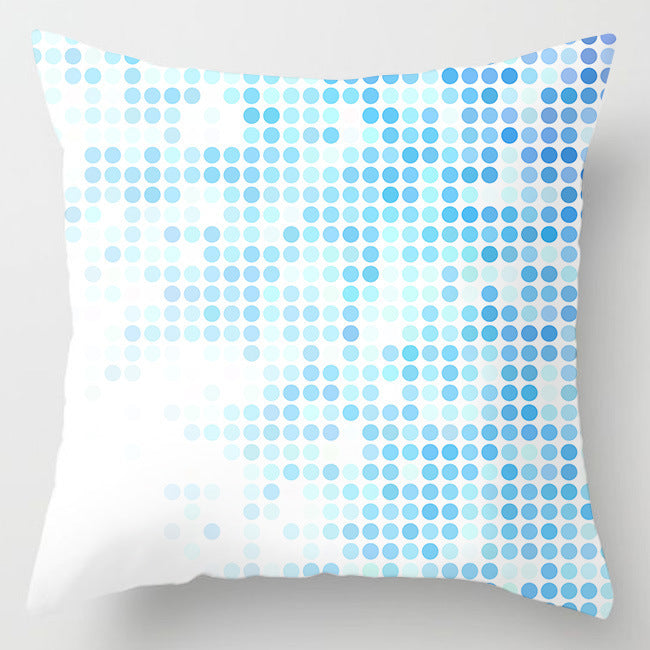HKM-716307 Super Soft Printed Cushion Cover - Brushed Cloth & Imitation Linen, 45x45cm