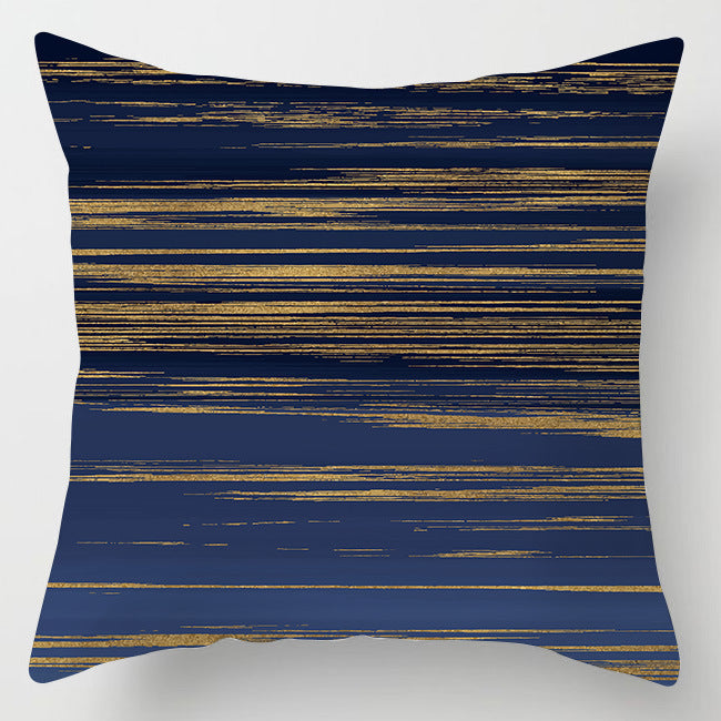 HKM-716307 Super Soft Printed Cushion Cover - Brushed Cloth & Imitation Linen, 45x45cm