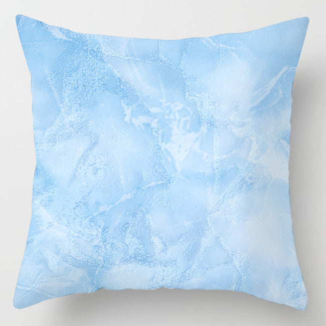 HKM-716307 Super Soft Printed Cushion Cover - Brushed Cloth & Imitation Linen, 45x45cm