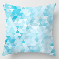 HKM-716307 Super Soft Printed Cushion Cover - Brushed Cloth & Imitation Linen, 45x45cm