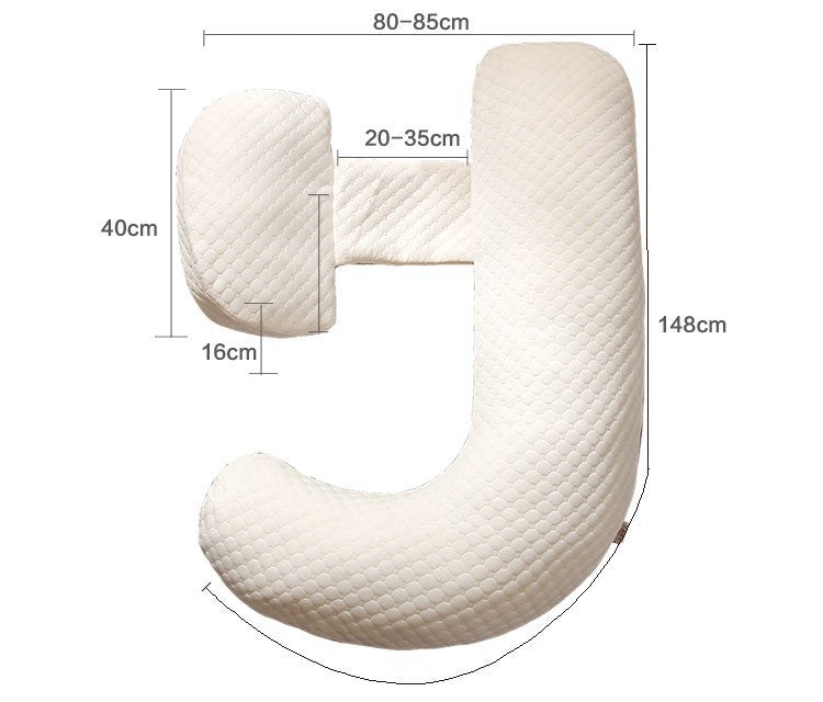 HKM-716371 Pregnant Women's Side Sleeping Pillow with Multifunctional Waist Protection