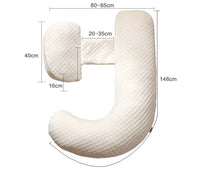 HKM-716371 Pregnant Women's Side Sleeping Pillow with Multifunctional Waist Protection