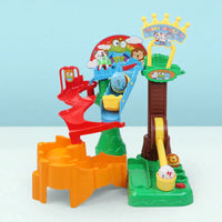 HKM-716499 Tumbler Slide Track Toy Set for Kids - DIY Assembly Race Track with Zoo Animals - Ages 3 and Up
