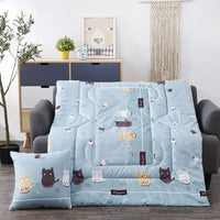 HKM-716563 Colorful Multifunctional Car Pillow and Quilt Set for Travel and Home Use