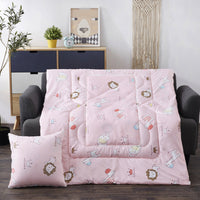 HKM-716563 Colorful Multifunctional Car Pillow and Quilt Set for Travel and Home Use