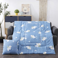 HKM-716563 Colorful Multifunctional Car Pillow and Quilt Set for Travel and Home Use