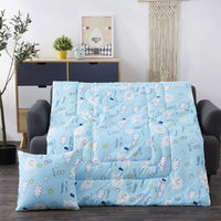 HKM-716563 Colorful Multifunctional Car Pillow and Quilt Set for Travel and Home Use