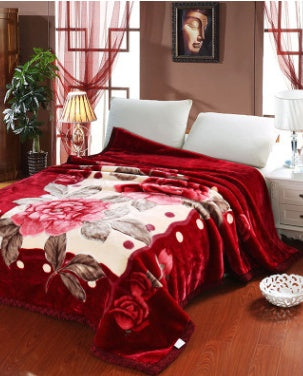 HKM-716563 Cozy Thickened Blanket for Ultimate Warmth and Comfort