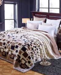 HKM-716563 Cozy Thickened Blanket for Ultimate Warmth and Comfort