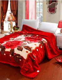 HKM-716563 Cozy Thickened Blanket for Ultimate Warmth and Comfort