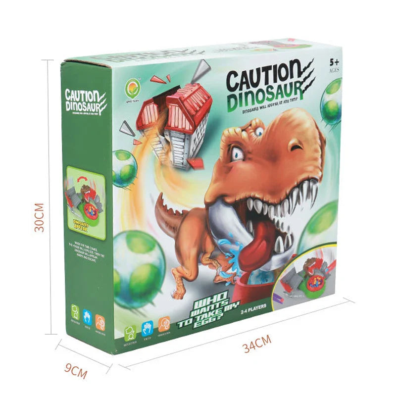 HKM-716819 Caution Dinosaur Educational Game for Kids Ages 3+, Fun Board Game Set