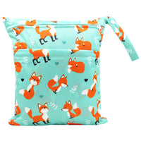 HKM-717075 Waterproof Diaper Storage Bag with Double Pockets – Versatile 30X36 Wet Bag for Baby Essentials