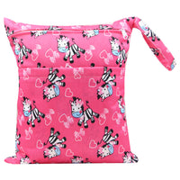 HKM-717075 Waterproof Diaper Storage Bag with Double Pockets – Versatile 30X36 Wet Bag for Baby Essentials