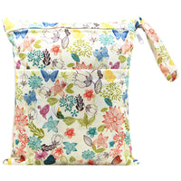 HKM-717075 Waterproof Diaper Storage Bag with Double Pockets – Versatile 30X36 Wet Bag for Baby Essentials