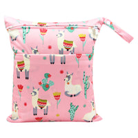 HKM-717075 Waterproof Diaper Storage Bag with Double Pockets – Versatile 30X36 Wet Bag for Baby Essentials