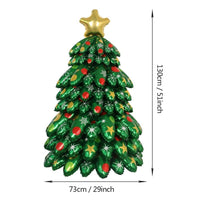 HKM-717523 Aluminum Foil Cartoon Christmas Tree Balloon Column Set - 9pcs