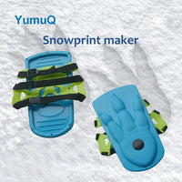 HKM-717651 Dinosaur Claw Print Snow Shoes Tracks for Kids - Interactive Winter Outdoor Fun