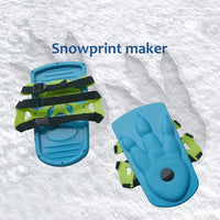 HKM-717651 Dinosaur Claw Print Snow Shoes Tracks for Kids - Interactive Winter Outdoor Fun