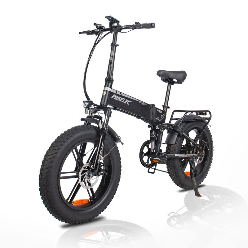 KTX-717715 20-Inch 13AH Lithium Battery Foldable Electric Fatbike with 7-Speed Gears and Disc Brakes