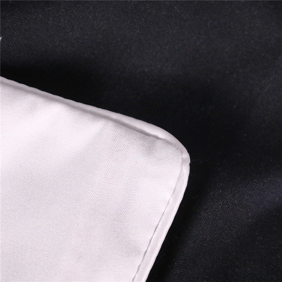 HKM-717715 Elegant 3-Piece Quilt Cover Set with Pillowcases in Multiple Sizes