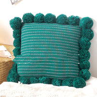 HKM-717779 Knitted Throw Pillow Cover - Nordic Modern Design, Available in Various Colors (45x45CM)