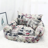 HKM-717779 Pet Supplies Autumn And Winter Sofa Pet Nest Canvas