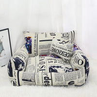 HKM-717779 Pet Supplies Autumn And Winter Sofa Pet Nest Canvas