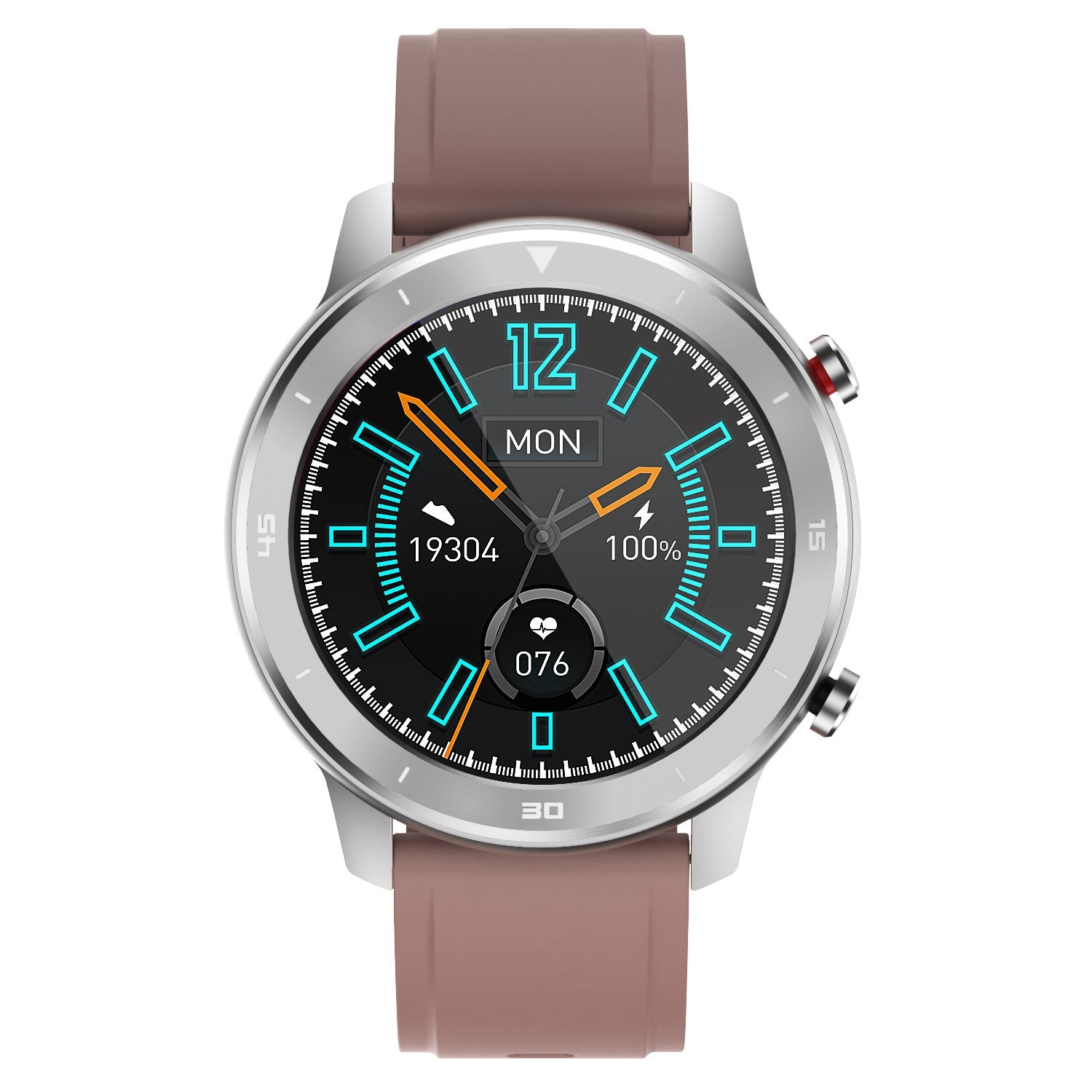 HKM-717907 DT78 Smart Sports Watch with IP68 Waterproof Rating, 1.3 Inch Color Display, Heart Rate Sensor, Compatible with Android & iOS