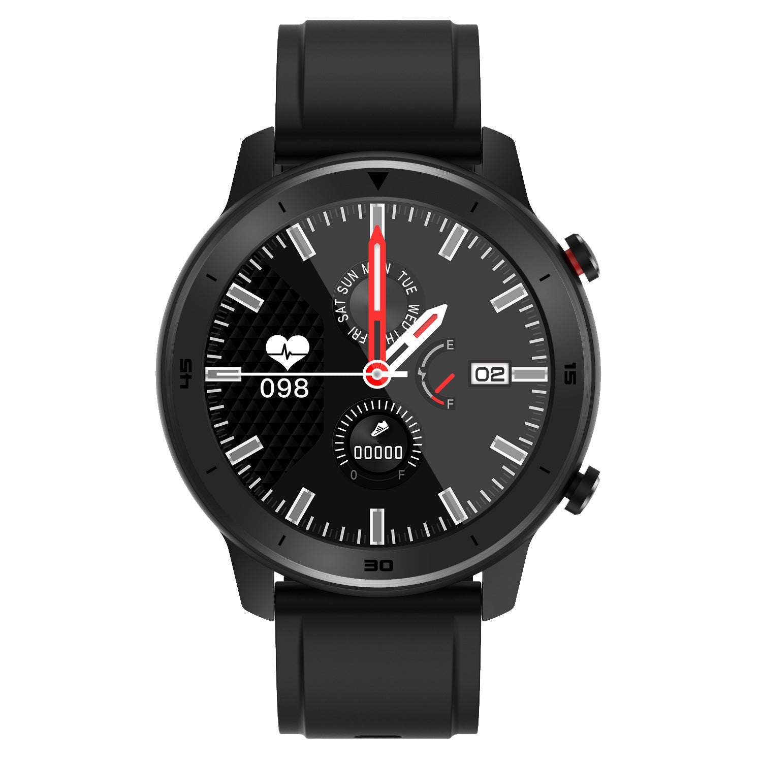 HKM-717907 DT78 Smart Sports Watch with IP68 Waterproof Rating, 1.3 Inch Color Display, Heart Rate Sensor, Compatible with Android & iOS