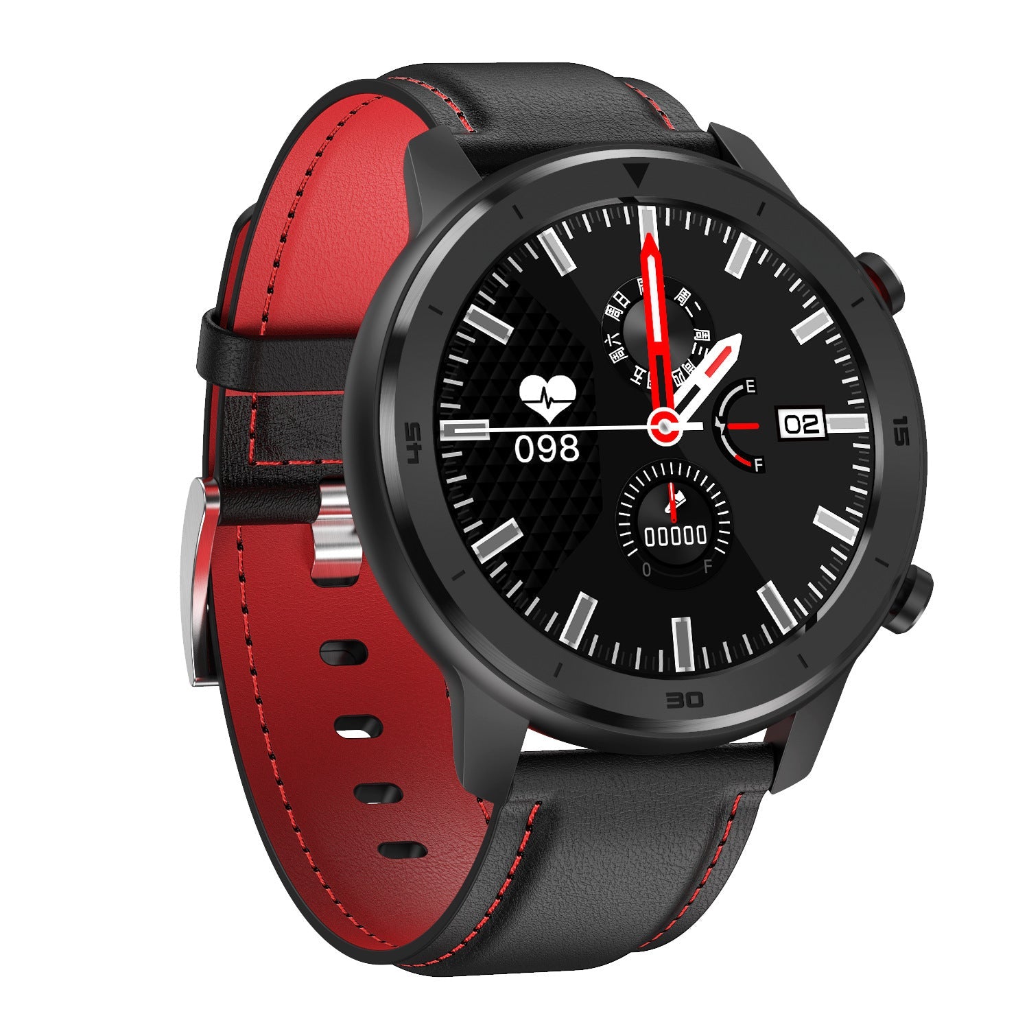 HKM-717907 DT78 Smart Sports Watch with IP68 Waterproof Rating, 1.3 Inch Color Display, Heart Rate Sensor, Compatible with Android & iOS