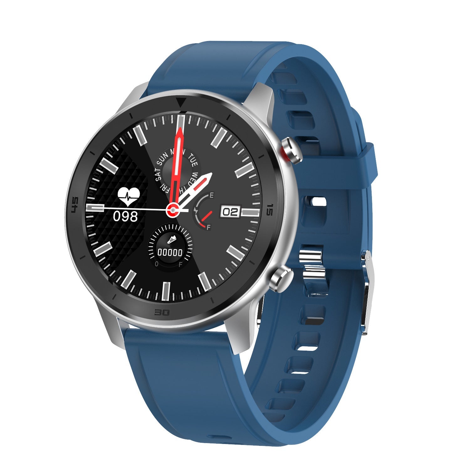 HKM-717907 DT78 Smart Sports Watch with IP68 Waterproof Rating, 1.3 Inch Color Display, Heart Rate Sensor, Compatible with Android & iOS