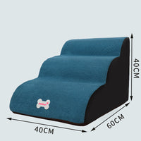 HKM-717907 Small Dog Climbing Ladder Slope Cushion – Multi-Gradient Colors Available