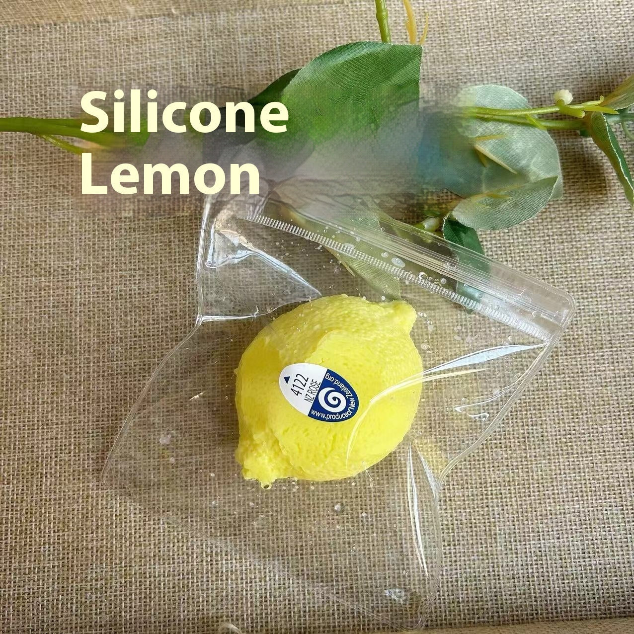 HKM-718035 Silicone Lemon Squeezing Toy for Sensory Play and Stress Relief