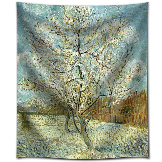 KTX-718099 Furniture-Themed Polyester Tapestry for Home Decor