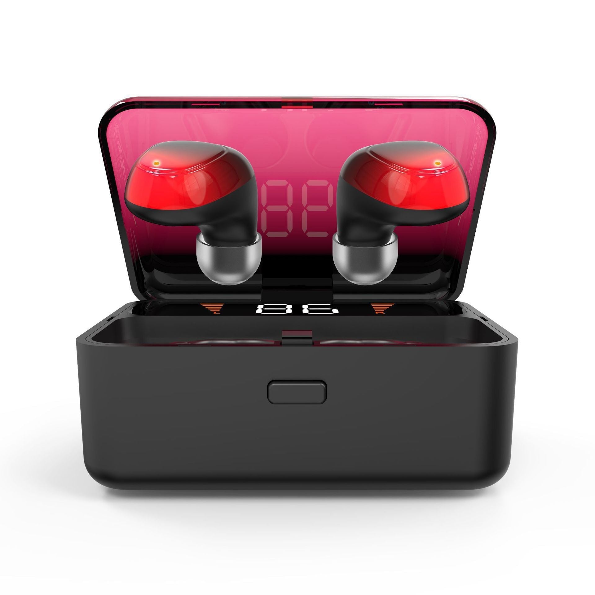 KTX-718099 Wireless Headset with Digital Display and Gradient Color, Bluetooth 5.0, 20m Range, Stereo Sound, Voice Control, Multi-Point Connection