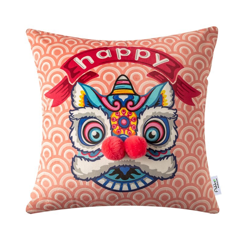 HKM-718227 Decorative Chinese Style Sofa Cushion - Various Sizes Available