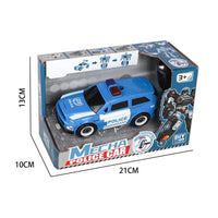 HKM-718355 2-in-1 Remote Control Car and Robot for Boys, Interactive Light & Sound Toy, Ages 5-7, ABS Plastic, EPT739902