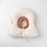 HKM-718419 Adjustable Cute Cat Anti-Licking Bib Collar in Toast Design for Pets