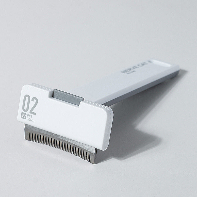 HKM-718483 Floating Pet Grooming Brush for Cats and Dogs - Stainless Steel & ABS Materials, Available in Multiple Sizes