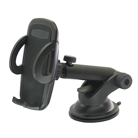 HKM-718611 Telescopic Mobile Phone Car Holder with Fixed Base for Trucks and Vehicles