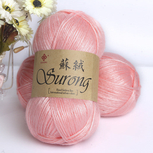 HKM-718867 Suede Yarn - Anti-Pilling, Fade Resistant, Moth-Proof, 2 Liang Per Ball