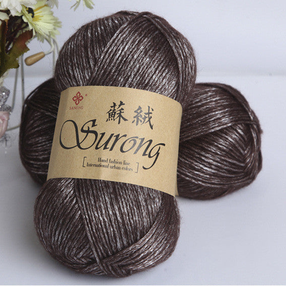 HKM-718867 Suede Yarn - Anti-Pilling, Fade Resistant, Moth-Proof, 2 Liang Per Ball