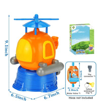 HKM-719187 Kids Outdoor Water Sprinkler Toy with Ejector Rocket Launcher for Summer Fun