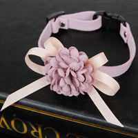 HKM-719251 Flower Pet Collar Necklace