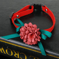 HKM-719251 Flower Pet Collar Necklace