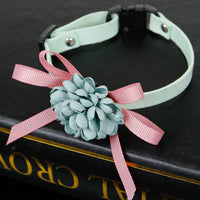 HKM-719251 Flower Pet Collar Necklace