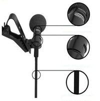 HKM-719251 Omnidirectional Lavalier Microphone with 3.5mm Connector for Voice Recording and Video Conferencing
