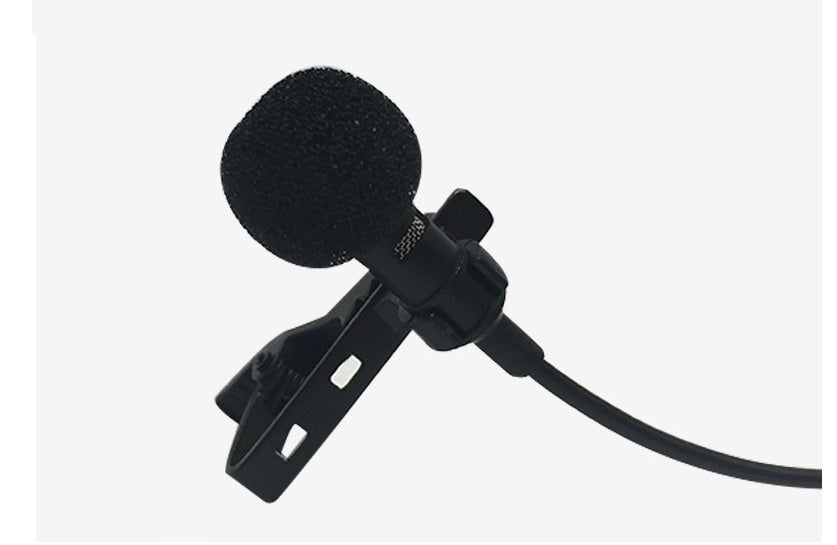 KTX-719251 Omnidirectional Lavalier Microphone with 3.5mm Connector for Voice Recording and Video Conferencing