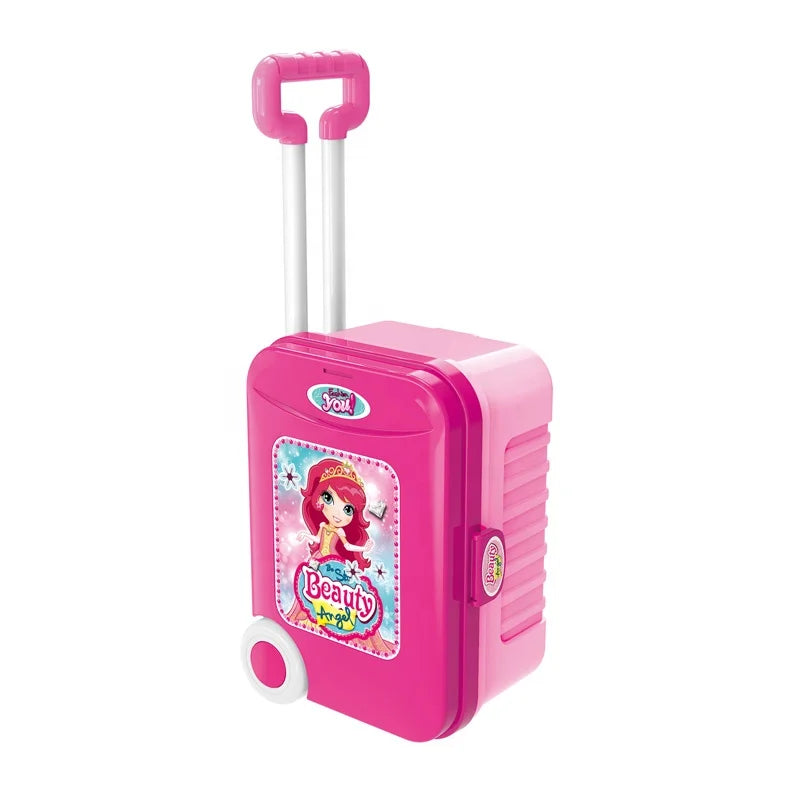HKM-719379 Luxury 3 in 1 Girls Makeup Play Set with Light and Sound for Ages 2 to 7