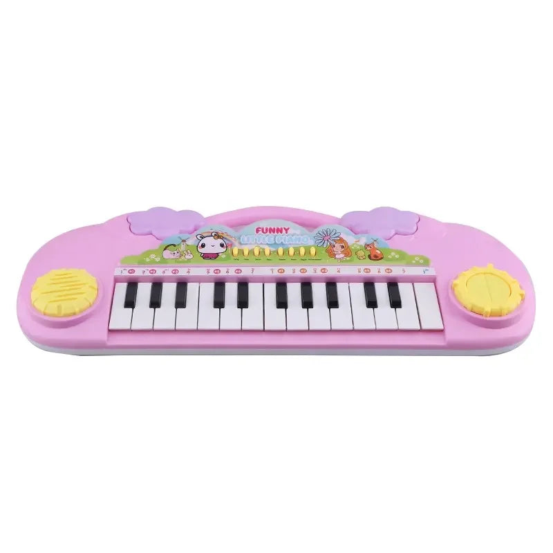 HKM-719507 25-Key Cartoon Electronic Keyboard Toy for Kids - Educational Musical Instrument